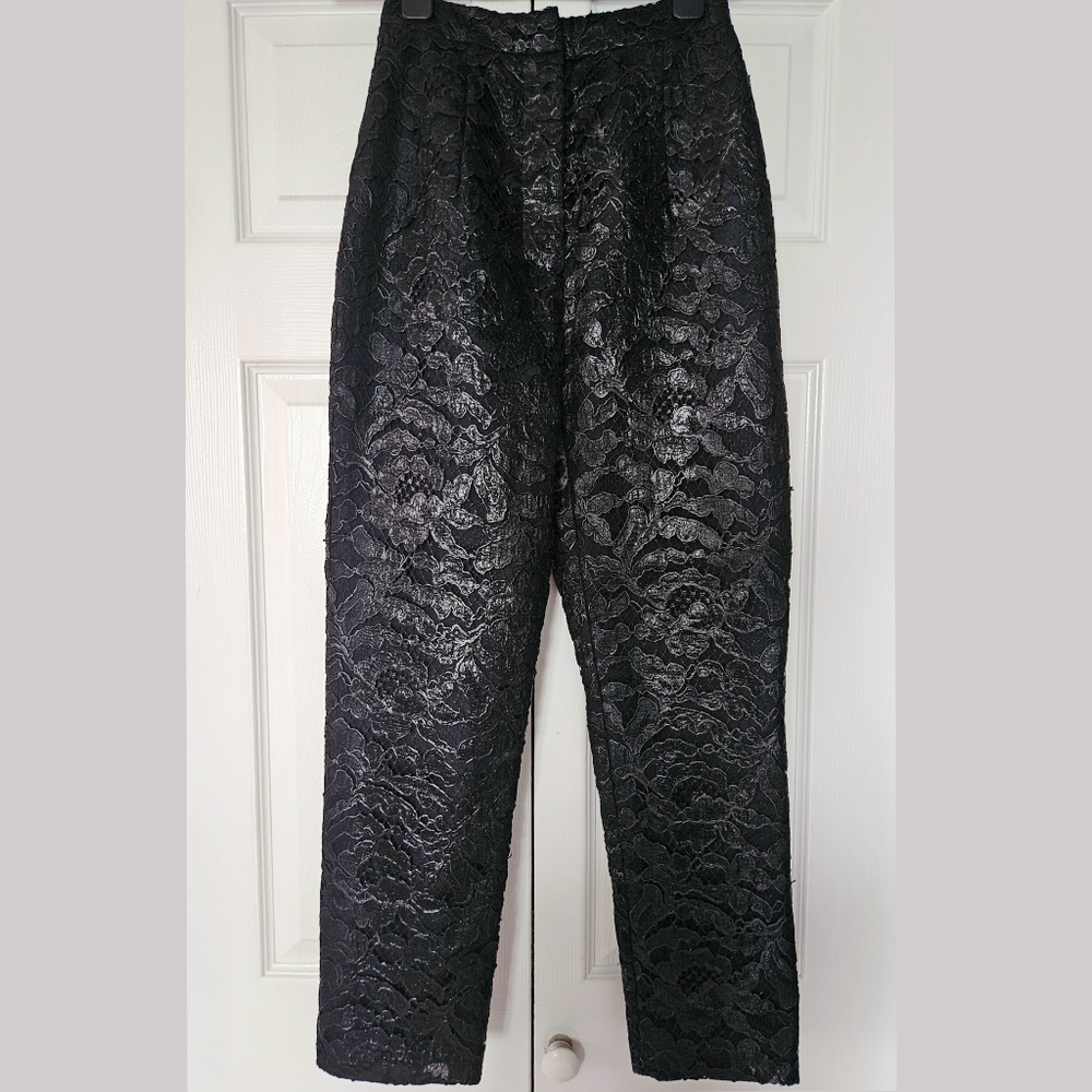 Alexander McQueen Metallic Lace Suit - Picture 8 of 11